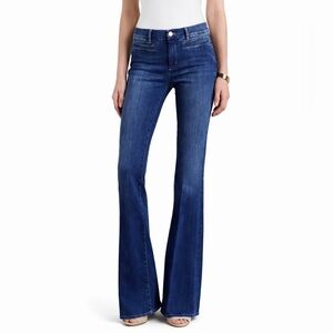 MiH Jeans The Bodycon Marrakesh Jean High Rise Kick Flare Denim Revolve
